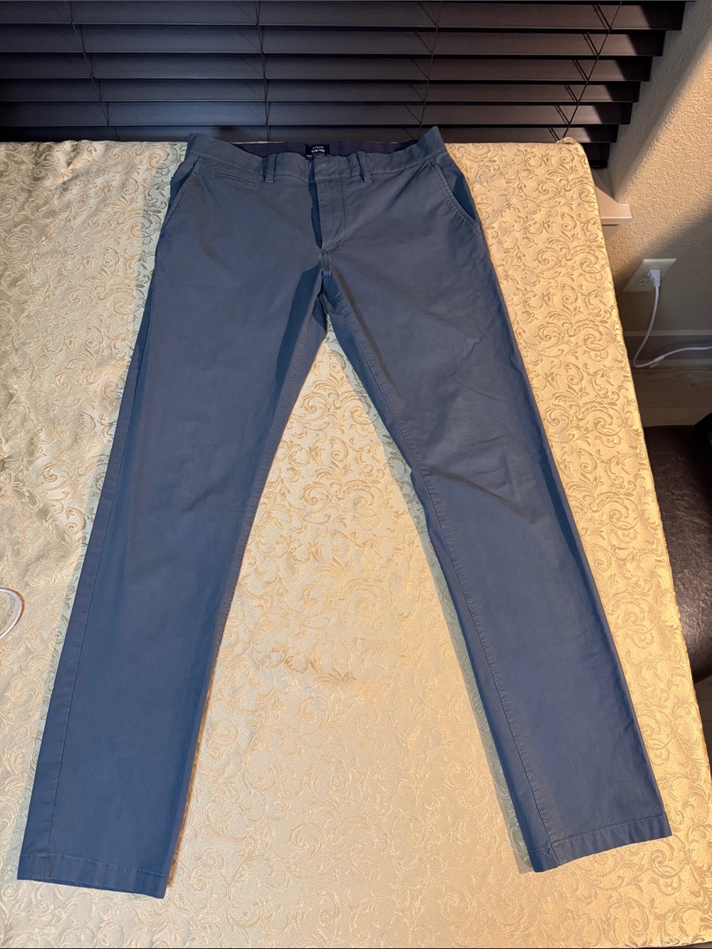 J. Crew Men's Tech Chino Pants dark gray 31x30